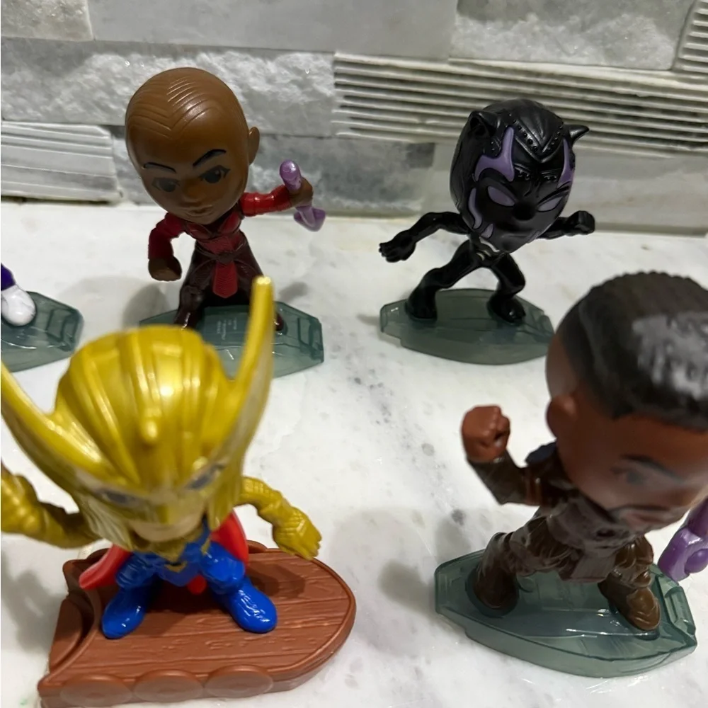2022 McDonald's Happy Meal Toys Marvel Complete Set of 10 Bundle